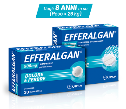 EFFERALGAN 500mg compresse effervescenti e compresse