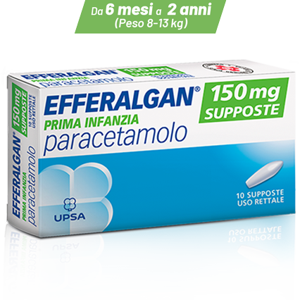 EFFERALGAN PRIMA INFANZIA 150mg supposte